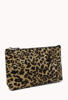Thumbnail for your product : Forever 21 Leopard Print Cosmetic Pouch