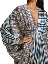 Thumbnail for your product : Silvia Tcherassi Arco Printed Stretch Silk Dress