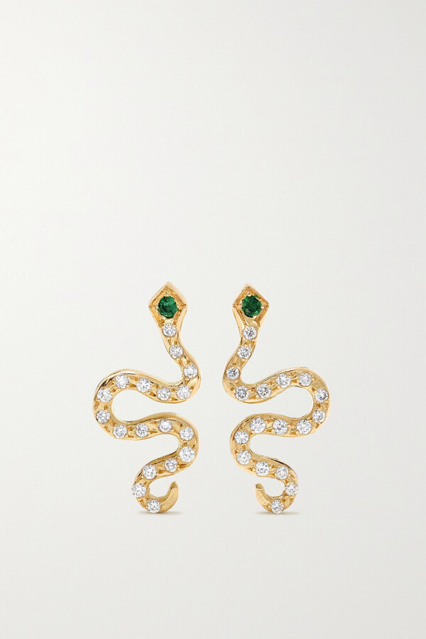 Gold Snake Earrings | Shop the world's largest collection of 