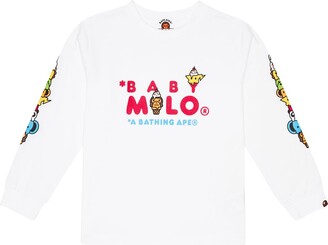 Bape Kids Baby Milo® long-sleeve cotton T-shirt