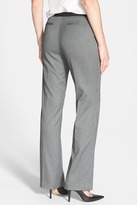 Thumbnail for your product : Halogen 'Taylor' Contrast Waist Print Suit Pants (Petite)