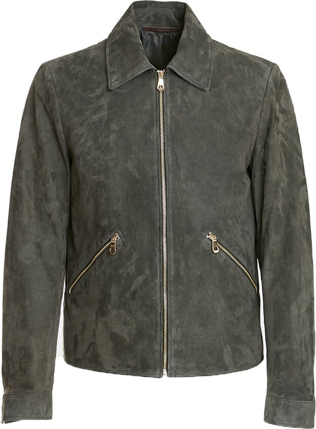 29THOCTOBER Côme StraightCut Suede Jacket ShopStyle Outerwear