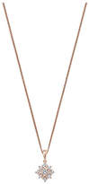 Thumbnail for your product : FLAKE Goldsmiths 9ct Rose Gold 0.21ct Diamond Snow Pendant