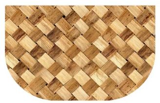 The Softer Side by Weather GuardTM 24-Inch x 40-Inch Basketcase Kitchen Mat