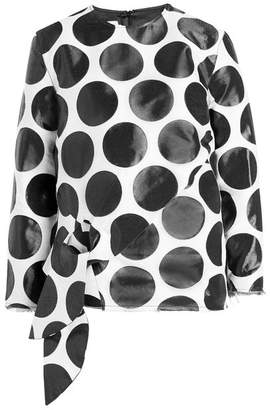 Marques Almeida Printed Top with Wool