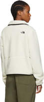 Thumbnail for your product : The North Face White Sherpa Dunraven Crop Jacket