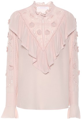 See by Chloe Embroidered blouse
