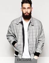 Thumbnail for your product : Reclaimed Vintage Checked Harrington Jacket