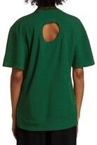 Thumbnail for your product : Proenza Schouler Cutout Eco Cotton-Blend T-Shirt