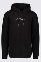 Thumbnail for your product : boohoo MAN Signature Longline OTH Hoodie