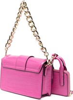 Thumbnail for your product : Versace Jeans Couture Baroque-buckle shoulder bag