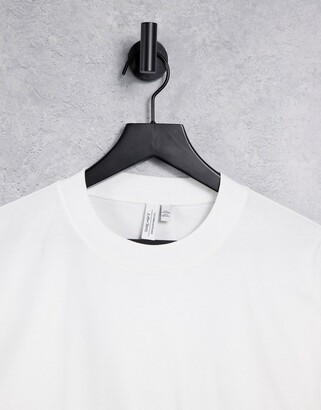 And other stories & organic cotton oversized T-shirt in white