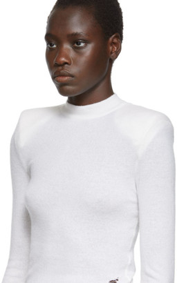 Unravel White Boiled Spaline Sweater