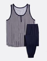 Thumbnail for your product : Draper James Hillary Pajama Set in Gingham