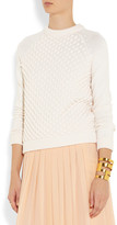 Thumbnail for your product : Chloé Bobble-knit wool sweater