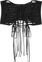 Thumbnail for your product : Dolce & Gabbana Grosgrain and satin corset belt