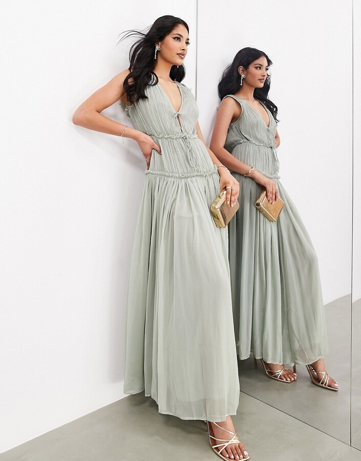 ASOS EDITION Women's Green Evening Dresses