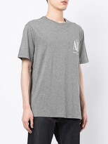Thumbnail for your product : Armani Exchange monogram-print cotton T-shirt