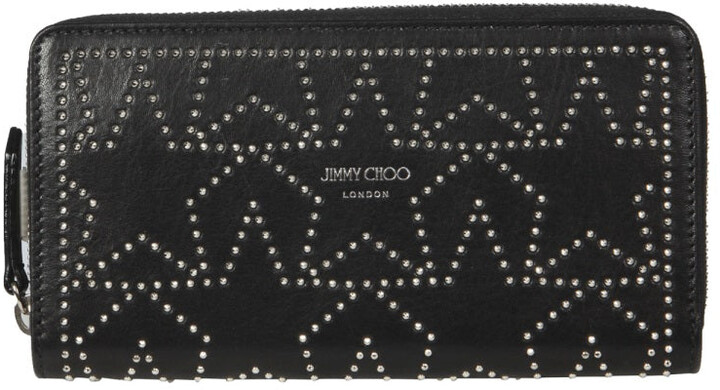 black purse with studs