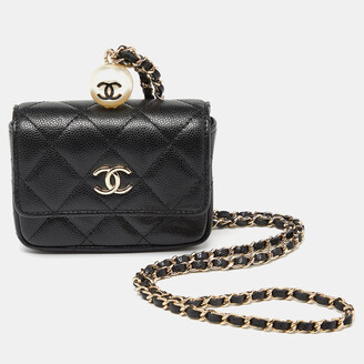 Chanel Micro Quilted Pearl Top Handle CC Chain Bag – Pre Porter