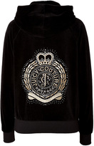Thumbnail for your product : Juicy Couture Velour Relaxed College Crest Hoodie