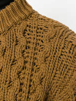 Thumbnail for your product : Ferragamo cable knit cardigan