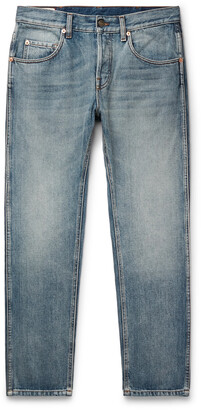Gucci Slim-Fit Cropped Tapered Denim Jeans