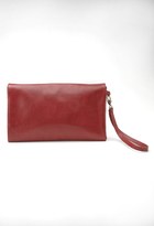 Thumbnail for your product : Forever 21 FOREVER 21+ Oversized Faux Leather Clutch