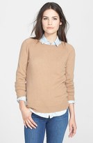 Thumbnail for your product : Halogen Crewneck Cashmere Sweater (Regular & Petite)