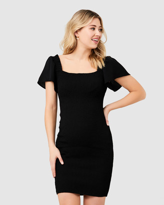 Ripe Maternity Women's Cocktail Dresses - Vivian Shirred Dress - Size One Size, L at The Iconic