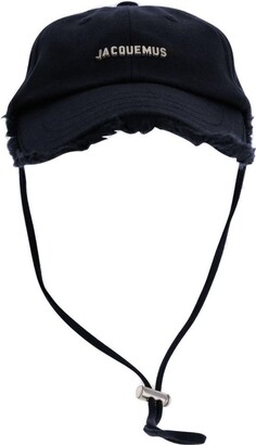 jacquemus cap ෆ꒡ .̮ ꒡ෆ La Casquette Artichaut baseball cap in black - Jacquemus | Mytheresa