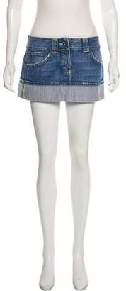 Dondup Denim Mini Skirt