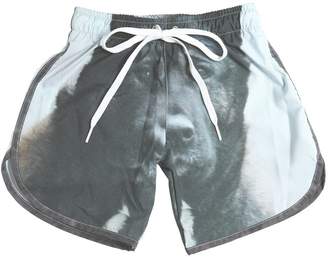 Popupshop Dog Printed Nylon Swim Shorts