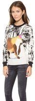 Thumbnail for your product : Tibi Forest Bear Print Sweater
