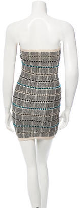 Etro Strapless Knit Mini Dress
