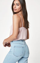 Thumbnail for your product : KENDALL + KYLIE Kendall & Kylie Front Lace-Up Tank Top