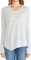 Thumbnail for your product : Wilt Tissue Jersey Slanted Long Sleeve Top