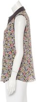 Thumbnail for your product : Jason Wu Silk Floral Print Top