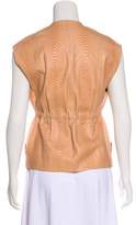 Thumbnail for your product : Brunello Cucinelli Zip-Up Leather Vest