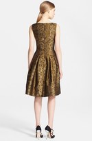 Thumbnail for your product : Oscar de la Renta Brocade Fit & Flare Dress