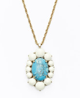 Thumbnail for your product : Ann Taylor Turquoise Cabochon Necklace