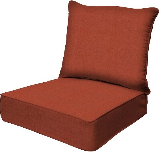 Honeycomb Outdoor HoneycombOutdoorDeepSeatingCushionSet-TexturedSolidTerracotta