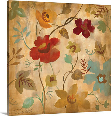 Canvas On Demand 'Antique Embroidery II' by Silvia Vassileva Painting Print on Canvas