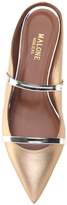 Thumbnail for your product : Malone Souliers Maureen Laminated-leather Flats