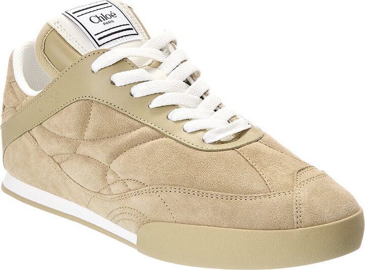 Chloé Kick Suede & Leather Sneaker