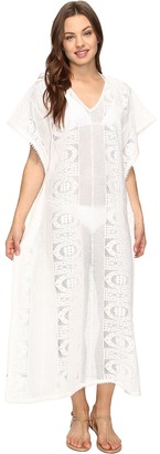 Seafolly Floral Lace Maxi Kaftan Cover-Up Women's Swimwear