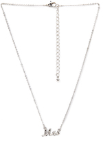 Thumbnail for your product : Forever 21 Mrs Pendant Necklace