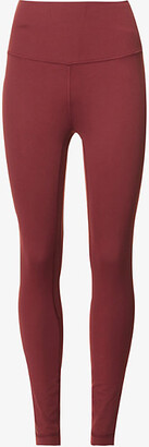 Lululemon Womens Red Merlot Align High-rise Stretch-jersey Leggings -  ShopStyle
