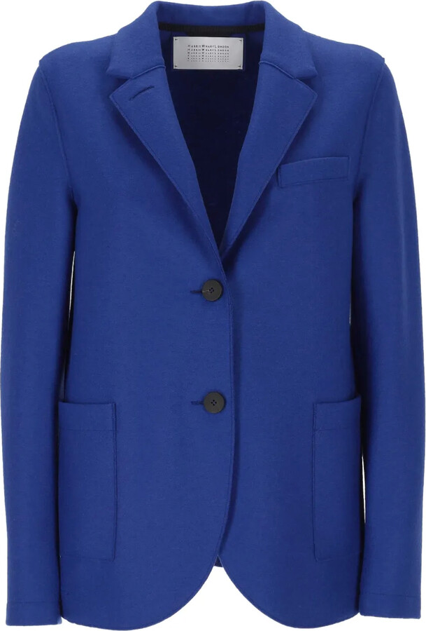 Harris Wharf London Two-Button Patch-Pocket Blazer