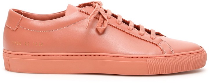pink common projects mens